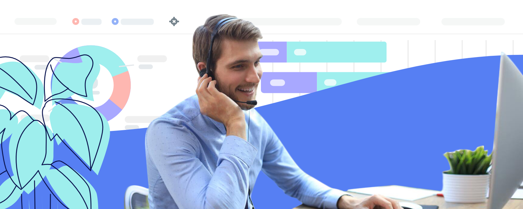 Maintaining high service levels for support call centers